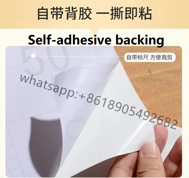 self-adhesive film back self-adhesive film back