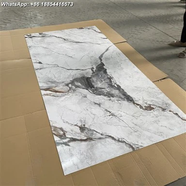 Korkeakiiltävä PVC-marmorilevy sisäseinien koristeluun