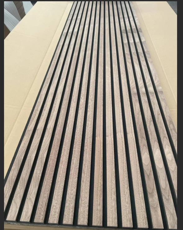 Walnut Acoustic Salt Panel Decor