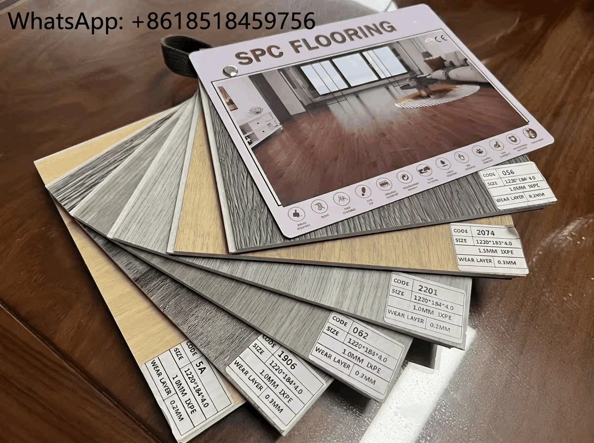 Vedenpitävä{0}}liukumista estävä hiljainen SPC-lattia